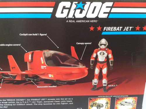 Gijoe Cobra Firebat Jet Con Piloto Avac (Usado)