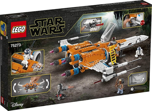 Ala-x De Lego Star Wars Poe Dameron De Combate 75273 Kit De