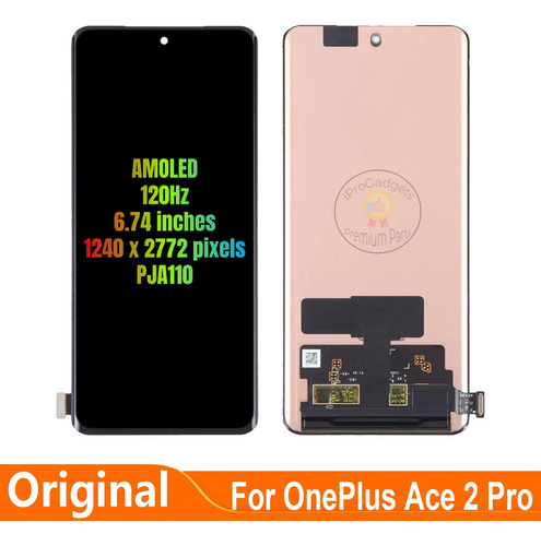 Tela Sensível Ao Toque Amoled Para Oneplus Ace 2 Pro 5g