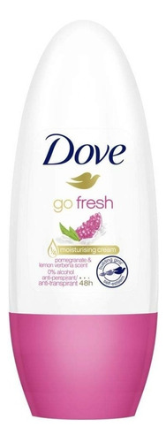 Desodorante Dove Rollon Pomegranate &lemon 0%álcool 48h 50ml Fragrância Pomegranate (romã) & Lemon Verbena