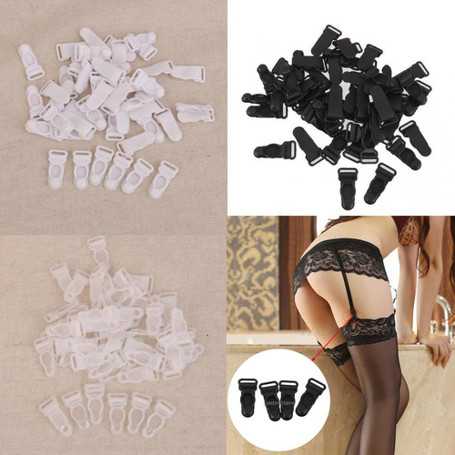 100x Clip Gancho De Portaligas Para Fajas Corsés Bodysuit