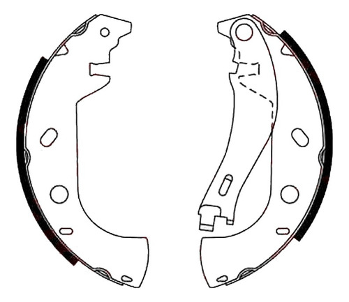 Patin Freno Fiat Strada/ Palio 1997-2009 Juego