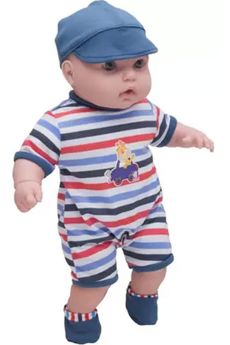 Brinquedo Infantil Boneco Bebê Menino Fofinho Miyo Cotiplás