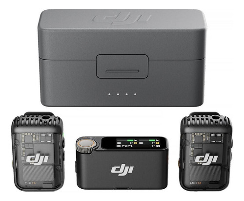 Microfone Dji Mic 2 Br - Dji116 Cor Preto
