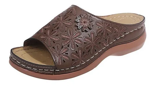 Zapatos Top Boroni Cafe Mujer Sandalias MercadoLibre