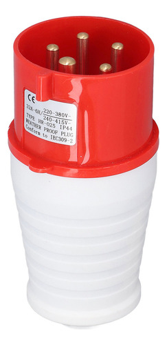 Soquete Industrial De 5 Pinos 32a Ip44 Impermeável À Prova D