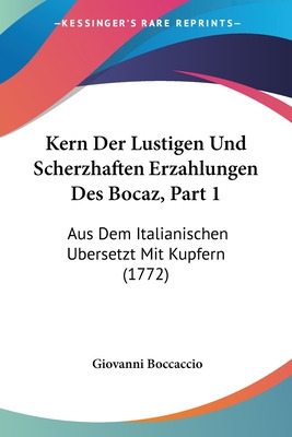 Libro Kern Der Lustigen Und Scherzhaften Erzahlungen Des ...