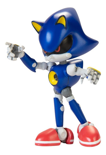 Sonic Metal Figura Articulada 7cm Pelicula Sonic 2 Hedgehog
