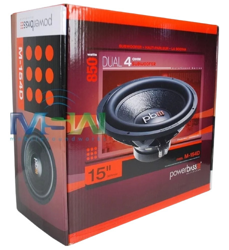 Bajo Powerbass 15 Pulgadas Modelo M154 850watt