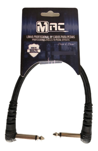 Cables Para Pedales 25 Cm Textil Color Negro Mac Cabos