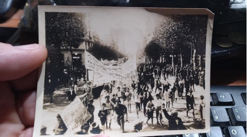 Foto Manifestacion Comunista Año 1931 Montevideo 1° De Mayo