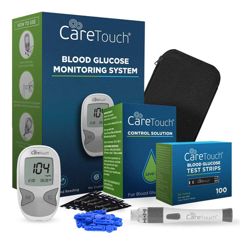 Kit De Pruebas De Diabetes Care Touch, Medidor De Glucosa Sa