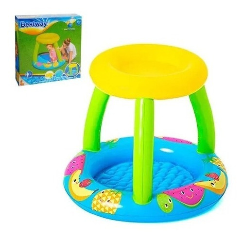 Pileta Inflable Bebe Pelotero C/ Techo Proteccion Uv Bestway