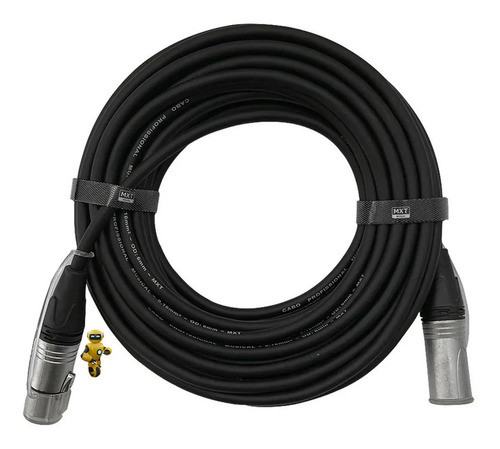 Imagem 2 de 2 de Cabo Balanceado Serie Profissinal Xlrm X Xlrf 10 Mts P/ Mic