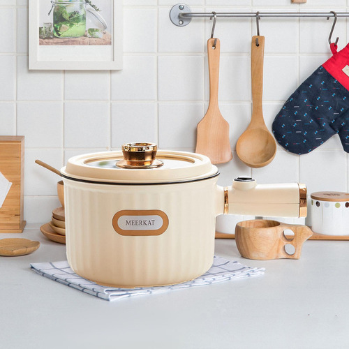 Mini Sartén Eléctrica Portátil Antiadherente Hot Pot Para