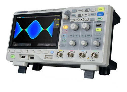Osciloscópio Digital 100mhz 4 Canais Siglent Sds1104x-e