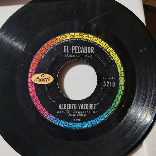 Disco 45 Rpm Alberto Vazquez- Bambina Bambina