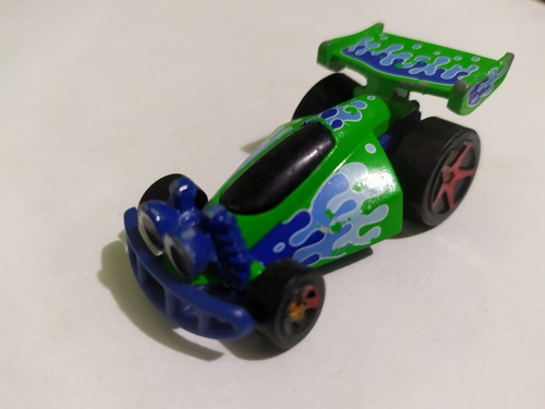 Hot Wheels Toy Story Carro De Carreras Disney Verde Azul R/c