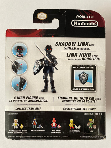 Dark Link Legend Of Zelda World Of Nintendo Jakks 2016 11cms (Usado)