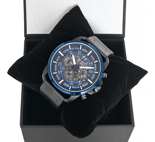 Relógio Orient Masculino Cronógrafo Mtscc037 P1px Preto Azul