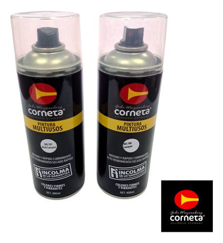 Pintura Spray Transparente Brillante Mate Corneta