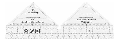 Regla Acrílica Para Coser Acolchados, Regla De Costura Para