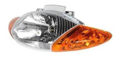 Optica Faro Delantero Cristal Ambar Moto Keller Crono eco