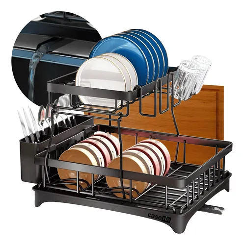 Escorredor De Louça Inox 2 Níveis Com 360° Automática Drenagem 2 ...