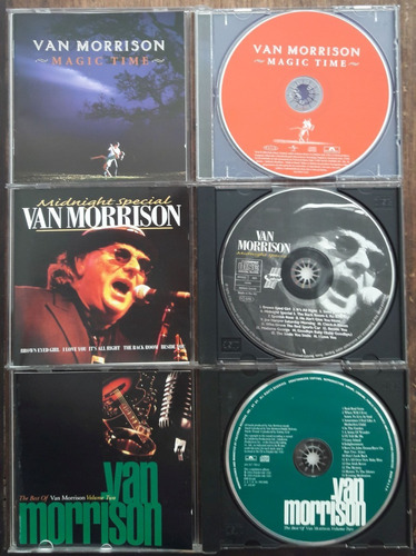 3x Cd (vg+) Van Morrison Magic Midnight Best 2 Importados