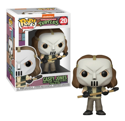 Funko Pop Retro Casey Jones Tortugas Ninja Nuevo 