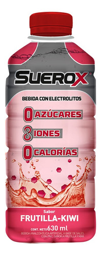 Suerox Bebida Hidratante Frutilla-kiwi X630ml Pack X6 
