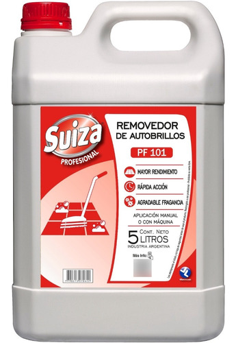 Suiza Removedor De Autobrillo X 5 Lts.