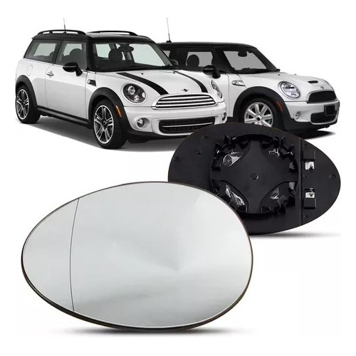 Lente Do Retrovisor Mini Cooper 2013 Com Desembaçador