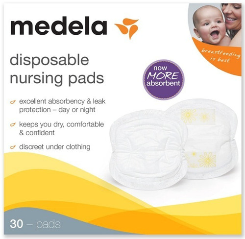 Almohadillas De Lactancia Desechables Medela, 30 Und