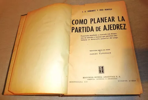 Primeiro livro de xadrez, I. A. Horowitz e Fred Reinfeld : Editora - Ibrasa  : Livraria do Mercado