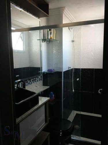 Imagem 7 de 29 de Lindo Apartamento Com 2 Dormitórios À Venda, 52 M² Por R$ 349.000 - Vila Homero Thon - Santo André/sp - Ap1333