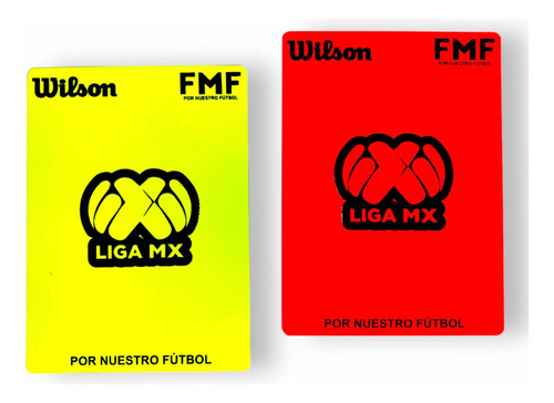 Tarjetas Para Árbitro De Fútbol (liga Mx)