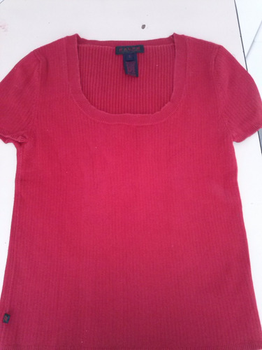 Polera Rojo Italiano Ralph Lauren Talla S