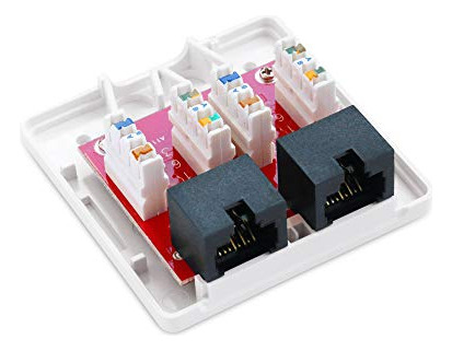 Caja De Montaje En Superficie Rj45 Cat6 Con Certificación Ul