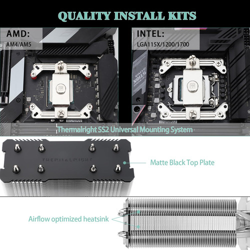 Ventilador Enfriador For Cpu Thermalright Ax120 Se V2 Plus