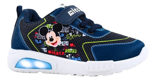 Zapatillas Disney Mickey Mouse Pop Con Luces Original Footy