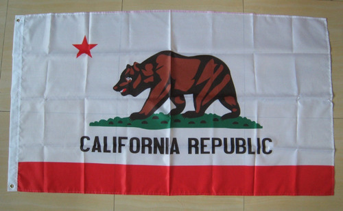 Bandera Estado California Usa, Estados Unidos. 150x90cm