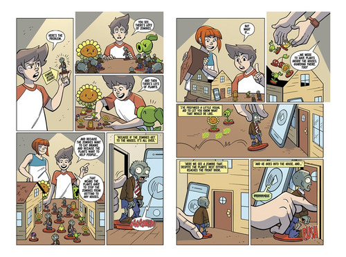 Plants Vs. Zombies Zomnibus Volume 1 (en Inglés)- Pasta Dura