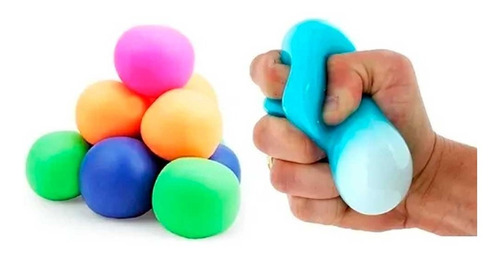 Pelotas Pegajosas Apretables Antiestres Sticky Ball Suave