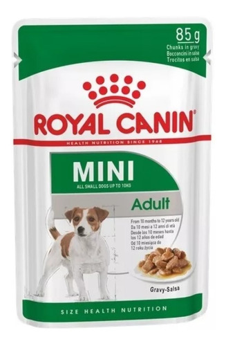 Royal Canin Dog Pouch Mini Adult 12 X 85 Gr Mascota Food