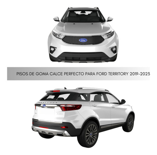 Pisos De Goma Calce Perfecto Para Ford Territory 2019-2023