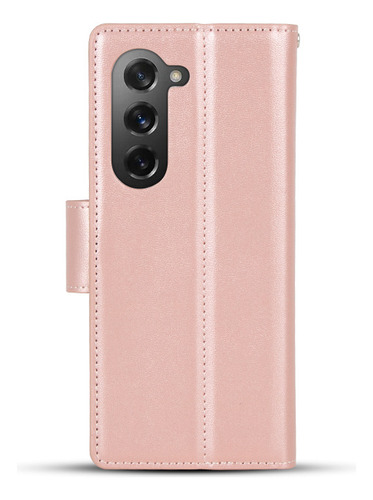 Para Samsung Z Fold4/5/6/7 Flip Wallet Funda De Teléfono De Cuero