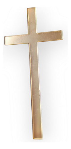 Cake Topper Cruz Frontal Dorado