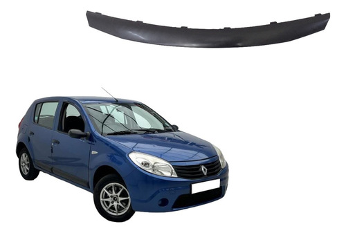 Moldura Negra Máscara Frontal Renault Sandero 2009-2012