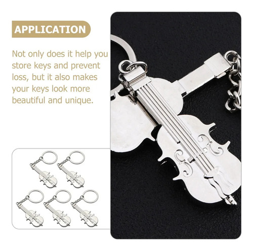 Colgante Con 12 Llaveros Para Instrumento Musical En Forma D